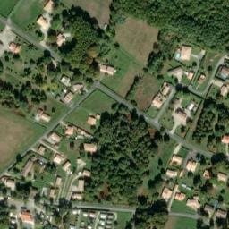 Vue satellite de Camping 3 étoiles Le Vieux Moulin - Vensac à Vensac