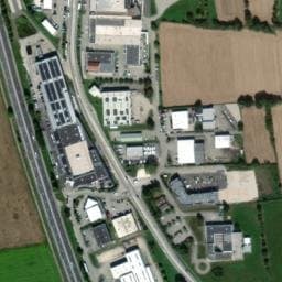 Vue satellite de Aire de camping-car à Charavines à Charavines