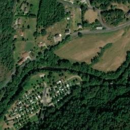 Vue satellite de Camping à Vebret (2) à Vebret