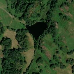 Vue satellite de Camping de l'Étang à Cros