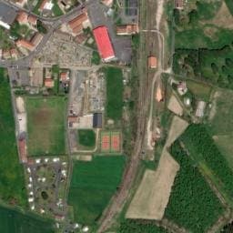 Vue satellite de Camping municipal Les Tilleuls à Usson-en-Forez