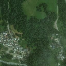 Vue satellite de Aire de repos à Les Avanchers-Valmorel à Les Avanchers-Valmorel