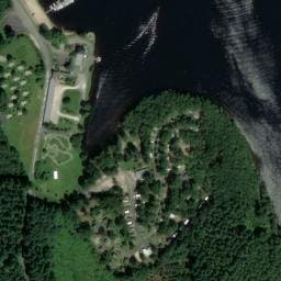 Vue satellite de Aire de camping-car à Neuvic (2) à Neuvic
