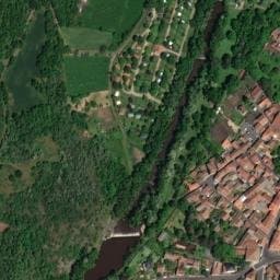 Vue satellite de Le Pont d’Allagnon à Chambezon