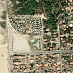 Vue satellite de Camping 3 étoiles Le Soleil d'Or - Montalivet à Vensac