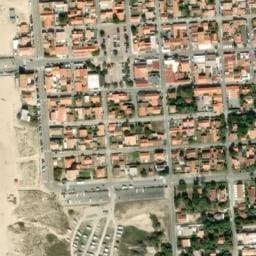 Vue satellite de Aire Vendays-Montalivet, Océan à Vensac