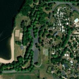 Vue satellite de Camping du Lac de Bournazel à Saint-Jal