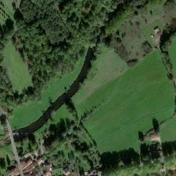 Vue satellite de Camping de St Pierre de Côle à Quinsac