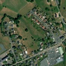 Vue satellite de Super U à Seilhac