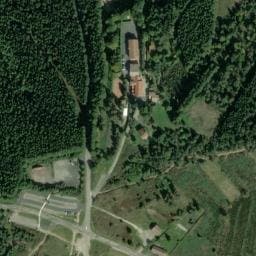 Vue satellite de Aire de camping-car à Le Bessat à Le Bessat