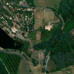 Vue satellite de Camping - La Chanterelle à Champagnac-le-Vieux