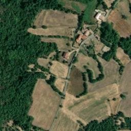 Vue satellite de Camping à Véranne à Véranne