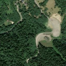 Vue satellite de Aire de Stationnement camping-car du télésiège de la Combe de l'Ours à Saint-Pierre-d'Entremont