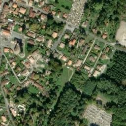 Vue satellite de Camping Les Peupliers à Queyrac