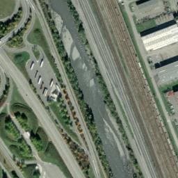 Vue satellite de Aire de Saint-Avre à Saint-Avre