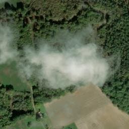 Vue satellite de O Bois Dormant à Cornille