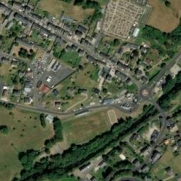 Vue satellite de Aire de camping-car à Lugarde à Lugarde