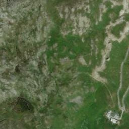 Vue satellite de Refuge l'Auberge de Bellecombe à Pralognan-la-Vanoise