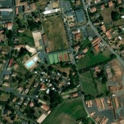 Vue satellite de Aire de camping-car à Saint-Georges-Lagricol à Saint-Georges-Lagricol