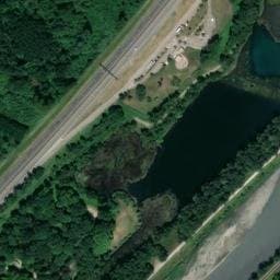 Vue satellite de Aire de Chonas à La Terrasse