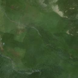 Vue satellite de Cabane au-dessus de Caseblanche à Les Belleville