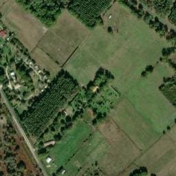 Vue satellite de Camping Le Bonheur est dans le pré à Queyrac
