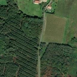 Vue satellite de Aire de stationnement camping-car du Domaine de la Valade à Boisbreteau