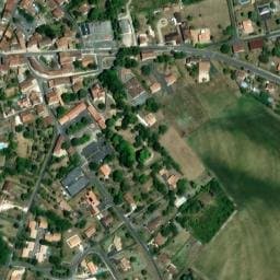 Vue satellite de Aire de Camping-cars de Saint-Séveri à Saint-Paul-Lizonne