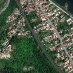 Vue satellite de Aire de camping-car à Salaise-sur-Sanne à Salaise-sur-Sanne