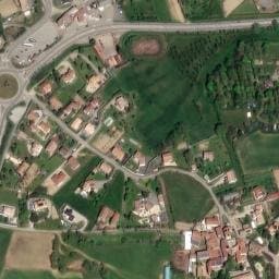Vue satellite de Camping du Bas Larin à Félines