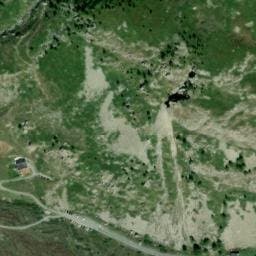 Vue satellite de Refuge Citta di Cirié à Bessans