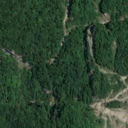 Vue satellite de Cascade de la Roize à Mont-Saint-Martin
