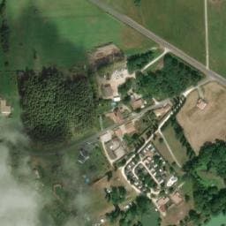 Vue satellite de Twin Lakes à Coux