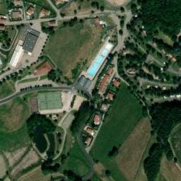 Vue satellite de Camping La Fressange** à Saint-Didier-en-Velay