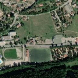 Vue satellite de Camping municipal l'Astrée à Bourg-Argental