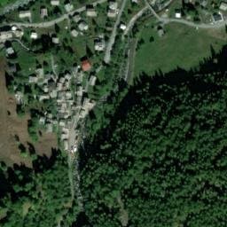 Vue satellite de Les Montagnards à Bonneval-sur-Arc