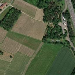 Vue satellite de Aire de Saint-Caprais à Pleine-Selve