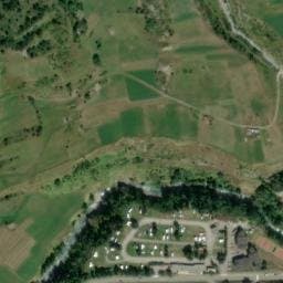 Vue satellite de Camping de Lanslevillard à Val-Cenis