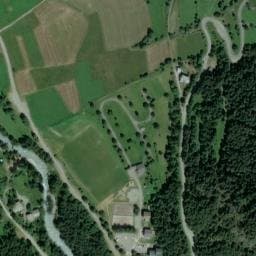 Vue satellite de Camping La Fennaz à Val-Cenis