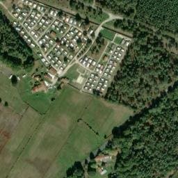 Vue satellite de Camping les Hirondelles à Queyrac