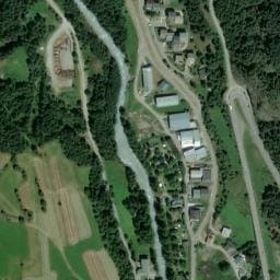 Vue satellite de Camping Les Mélèzes à Val-Cenis