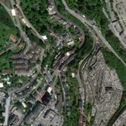 Vue satellite de Aire d'accueil de camping-cars centre commercial Citéa à Tulle