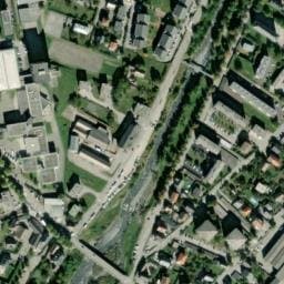 Vue satellite de Camping Municipal des Grands Cols à Saint-Jean-de-Maurienne