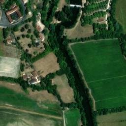 Vue satellite de Camping municipal à Laprade