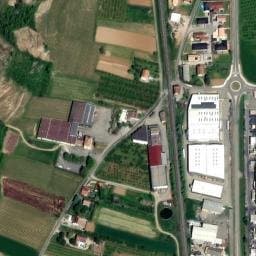 Vue satellite de Aire Cave de Saint Desirat à Andancette