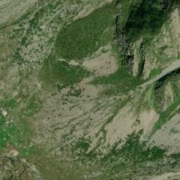 Vue satellite de Refuge de la Combe Madame à Le Haut-Bréda