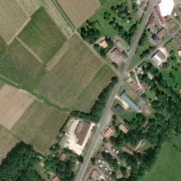 Vue satellite de Camping de la Sauzelle à Saint-Aubin-de-Blaye