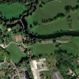 Vue satellite de Camping du Pré sec à Saint-Victor