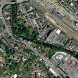 Vue satellite de Parking "Parking de la Médiathèque" à Tulle