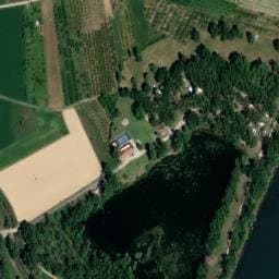Vue satellite de Camping le Domaine d'Andance à Andancette